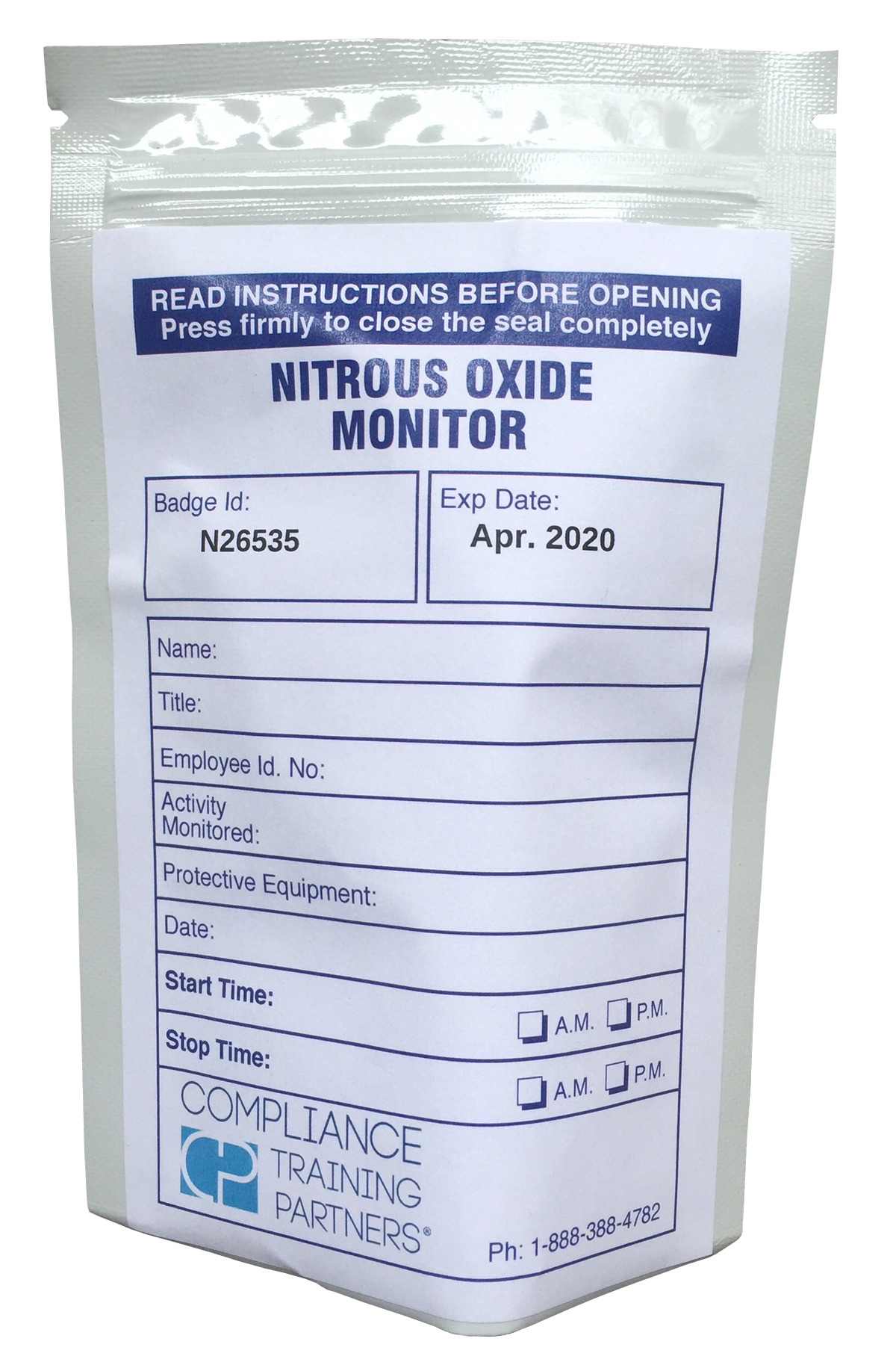 Nitrous Oxide Monitor Compliance Training Partners