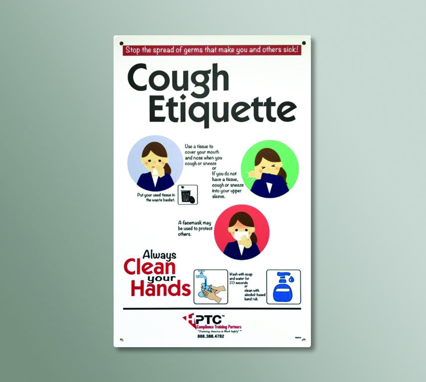 Cough etiquette