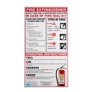 Fire Safety Wall Wall Chart (11x17)