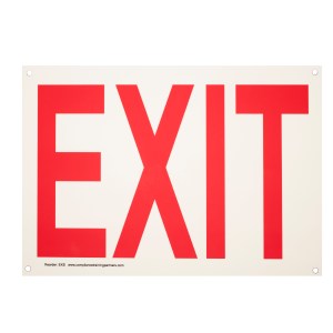 Glow-In-The-Dark "Exit" Sign (10x7)