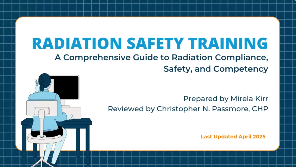 Online Radiation Safety Assessment Training