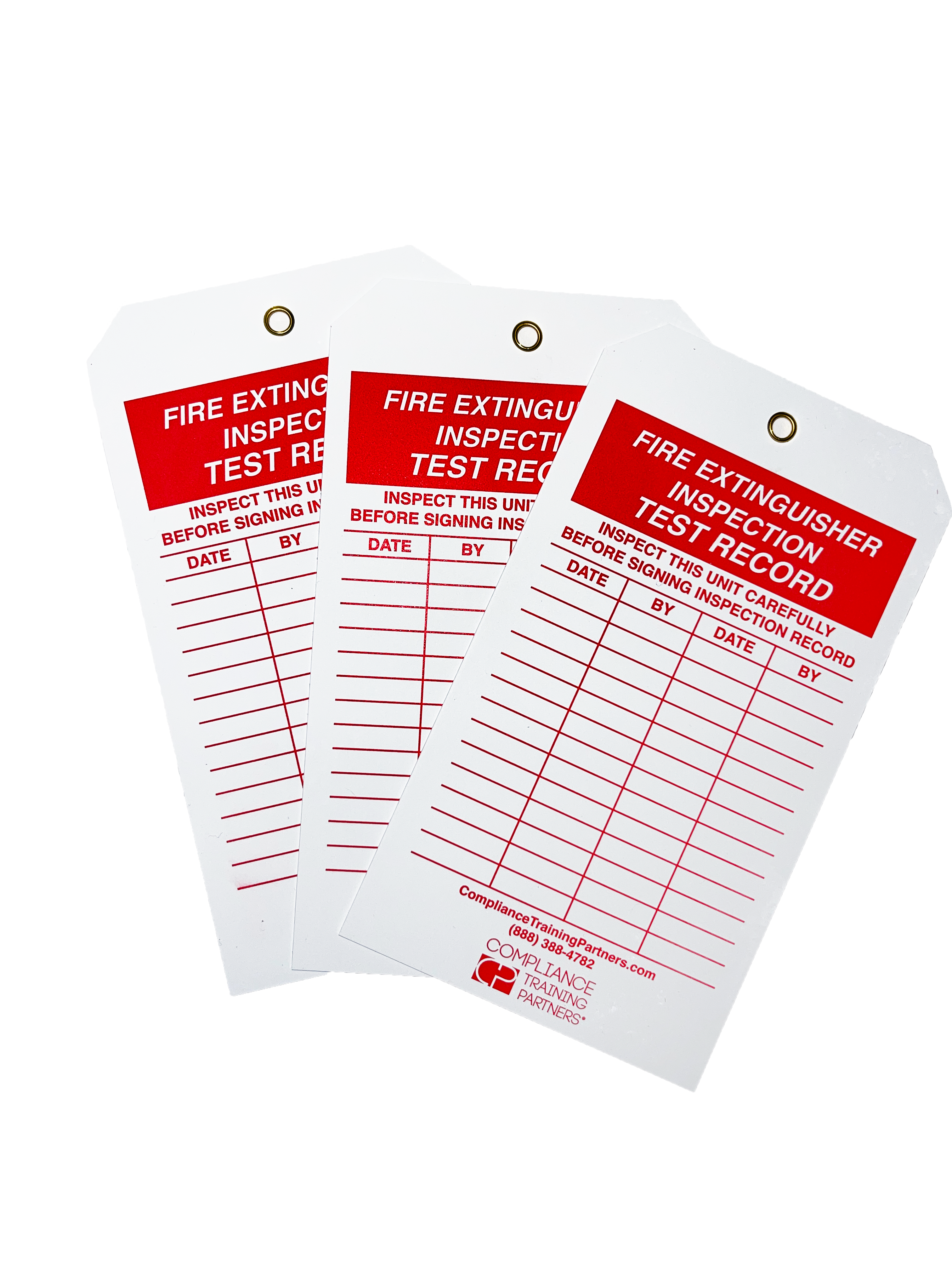Fire Extinguisher Inspection Tag (5 pack)